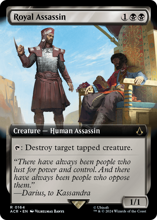 Royal Assassin (ACR-164) - Assassin's Creed: (Extended Art) Foil - Premium MTG Single from Wizards of the Coast - Just $0.38! Shop now at Game Crave Tournament Store