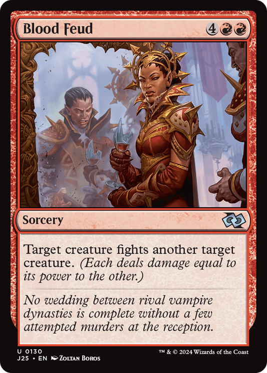 Blood Feud (J25-130) - Foundations Jumpstart - Premium MTG Single from Wizards of the Coast - Just $0.25! Shop now at Game Crave Tournament Store