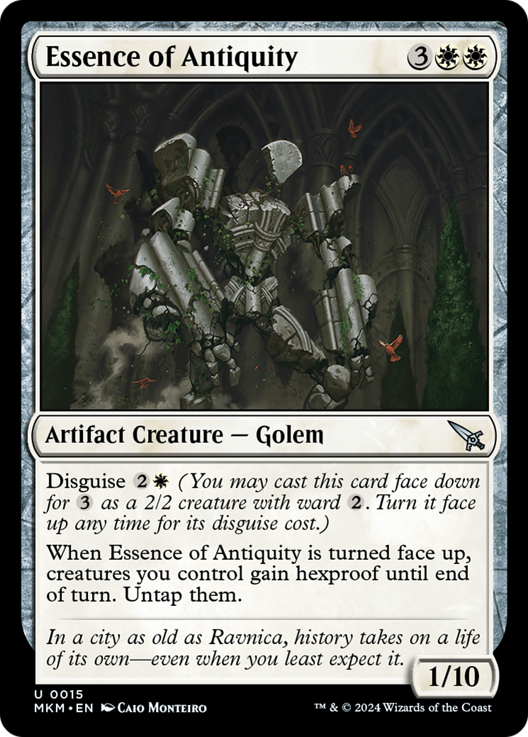 Essence of Antiquity (MKM-015) - Murders at Karlov Manor Foil - Premium MTG Single from Wizards of the Coast - Just $0.24! Shop now at Game Crave Tournament Store