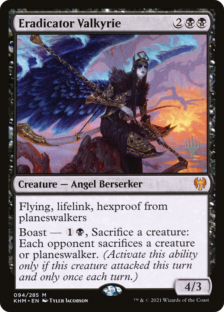Eradicator Valkyrie (PKHM-94P) - Kaldheim Promos Foil