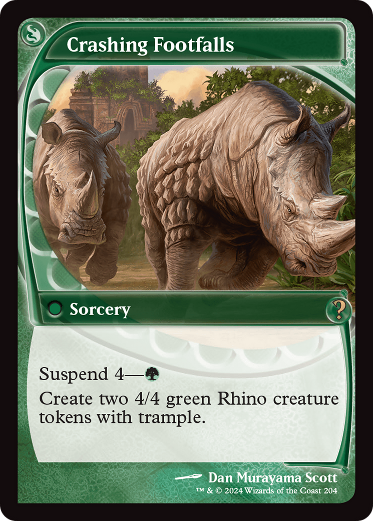 Crashing Footfalls (MB2-204) - Mystery Booster 2 Foil - Premium MTG Single from Wizards of the Coast - Just $12.21! Shop now at Game Crave Tournament Store