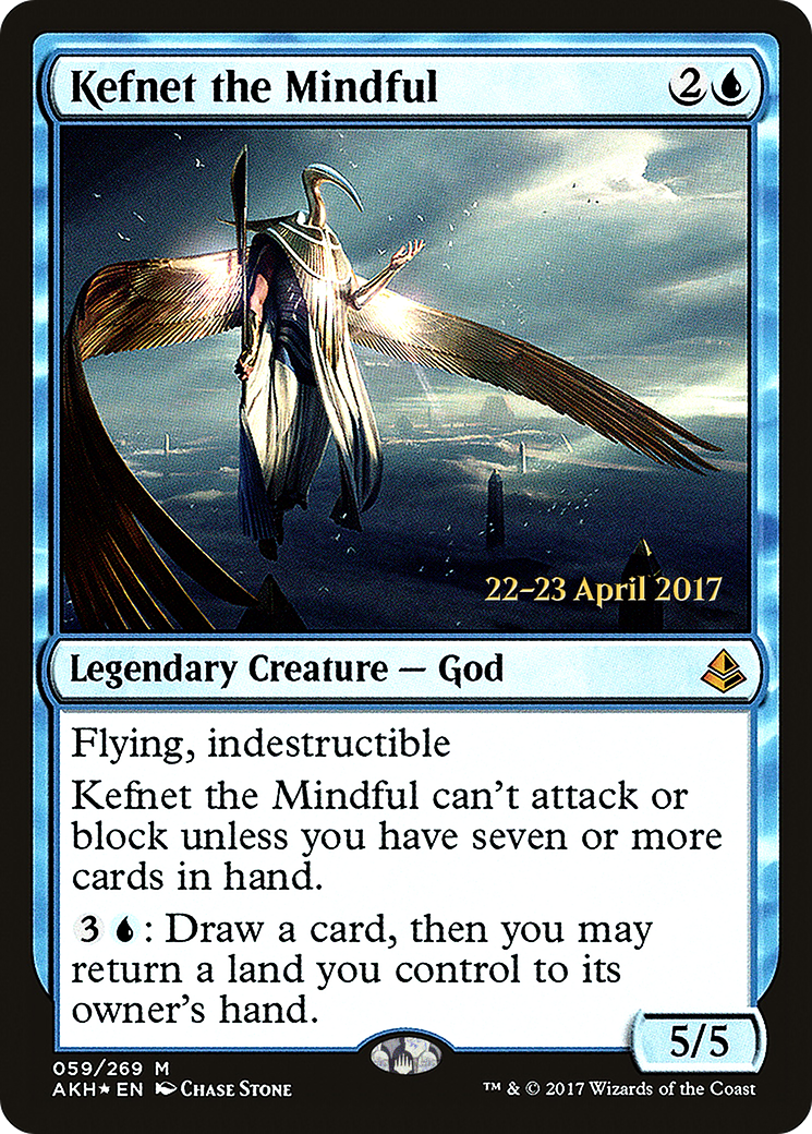 Kefnet the Mindful (PAKH-59S) - Amonkhet Promos Foil