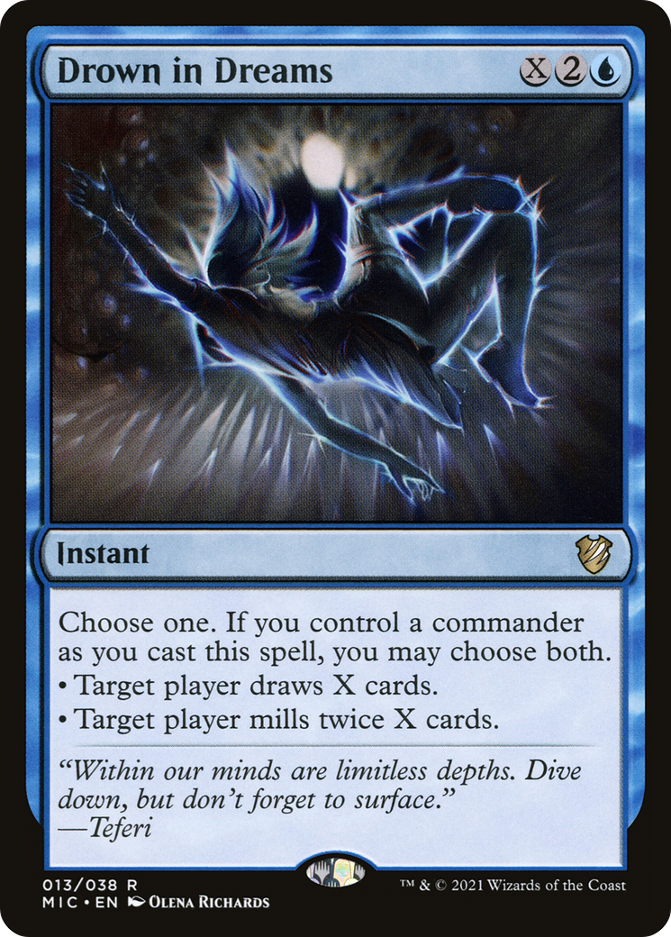 Drown in Dreams (MIC-013) - Midnight Hunt Commander - Premium MTG Single from Wizards of the Coast - Just $0.63! Shop now at Game Crave Tournament Store