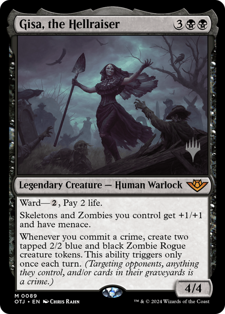 Gisa, the Hellraiser (POTJ-89P) - Outlaws of Thunder Junction Promos - Premium MTG Single from Wizards of the Coast - Just $3.62! Shop now at Game Crave Tournament Store