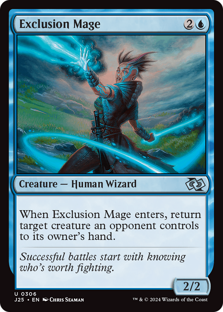 Exclusion Mage (J25-306) - Foundations Jumpstart - Premium MTG Single from Wizards of the Coast - Just $0.25! Shop now at Game Crave Tournament Store