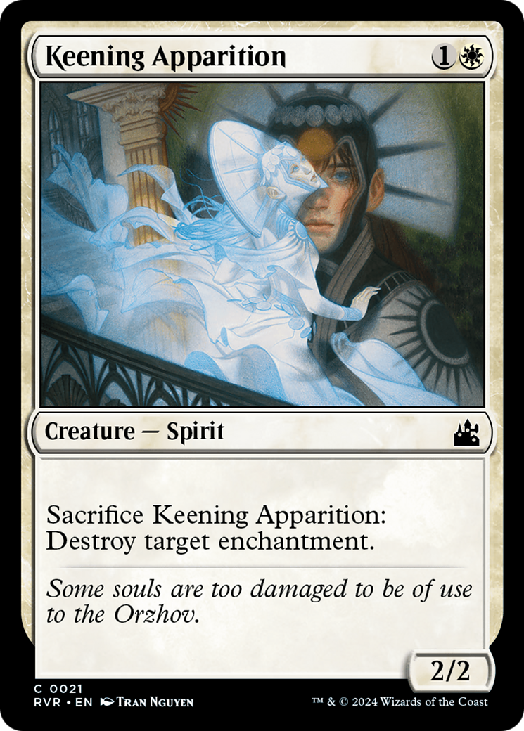 Keening Apparition (RVR-021) - Ravnica Remastered - Premium MTG Single from Wizards of the Coast - Just $0.25! Shop now at Game Crave Tournament Store