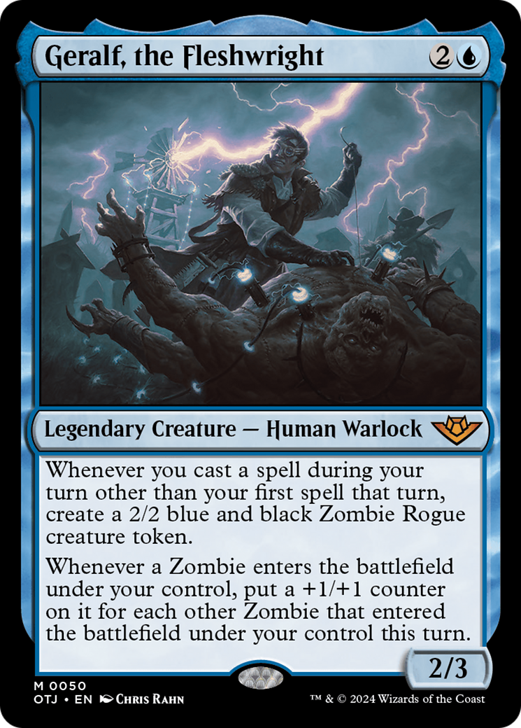 Geralf, the Fleshwright (OTJ-050) - Outlaws of Thunder Junction Foil - Premium MTG Single from Wizards of the Coast - Just $1.88! Shop now at Game Crave Tournament Store
