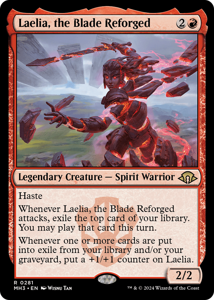 Laelia, the Blade Reforged (MH3-281) - Modern Horizons 3 Foil - Premium MTG Single from Wizards of the Coast - Just $0.34! Shop now at Game Crave Tournament Store