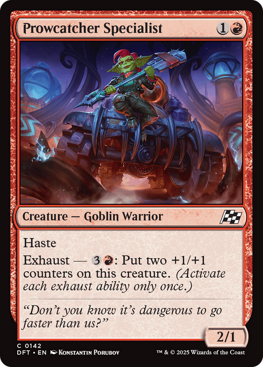 Prowcatcher Specialist (DFT-142) - Aetherdrift Foil - Premium MTG Single from Wizards of the Coast - Just $0.08! Shop now at Game Crave Tournament Store