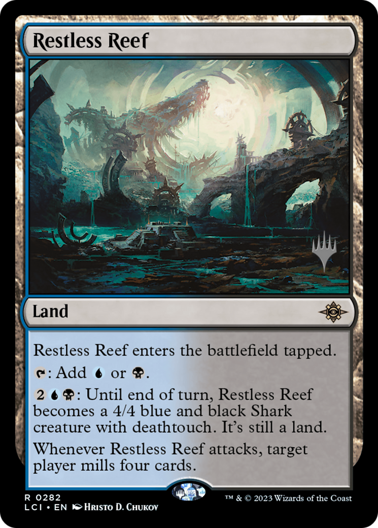 Restless Reef (PLCI-282P) - The Lost Caverns of Ixalan Promos Foil - Premium MTG Single from Wizards of the Coast - Just $1.66! Shop now at Game Crave Tournament Store