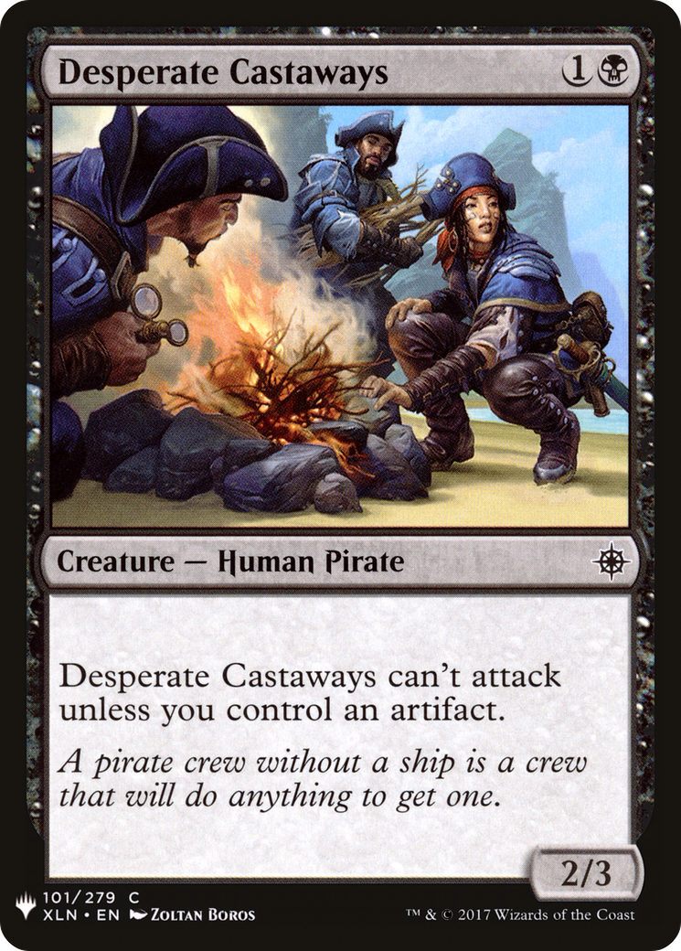 Desperate Castaways (MB1-623) - Mystery Booster