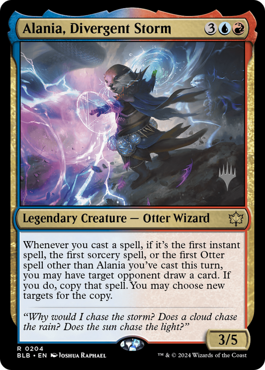 Alania, Divergent Storm (PBLB-204P) - Bloomburrow Promos - Premium MTG Single from Wizards of the Coast - Just $0.29! Shop now at Game Crave Tournament Store