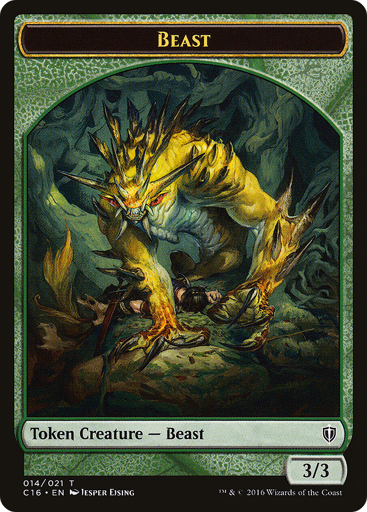 Beast (TC16-014) - Commander 2016 Tokens