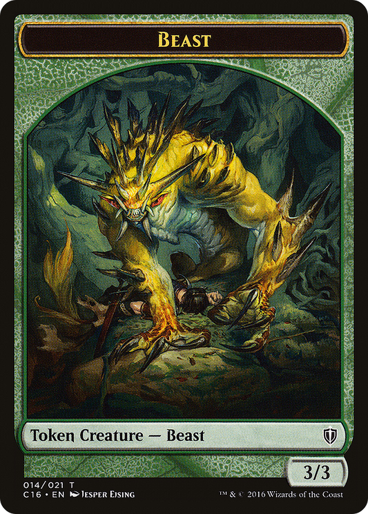 Beast (TC16-014) - Commander 2016 Tokens