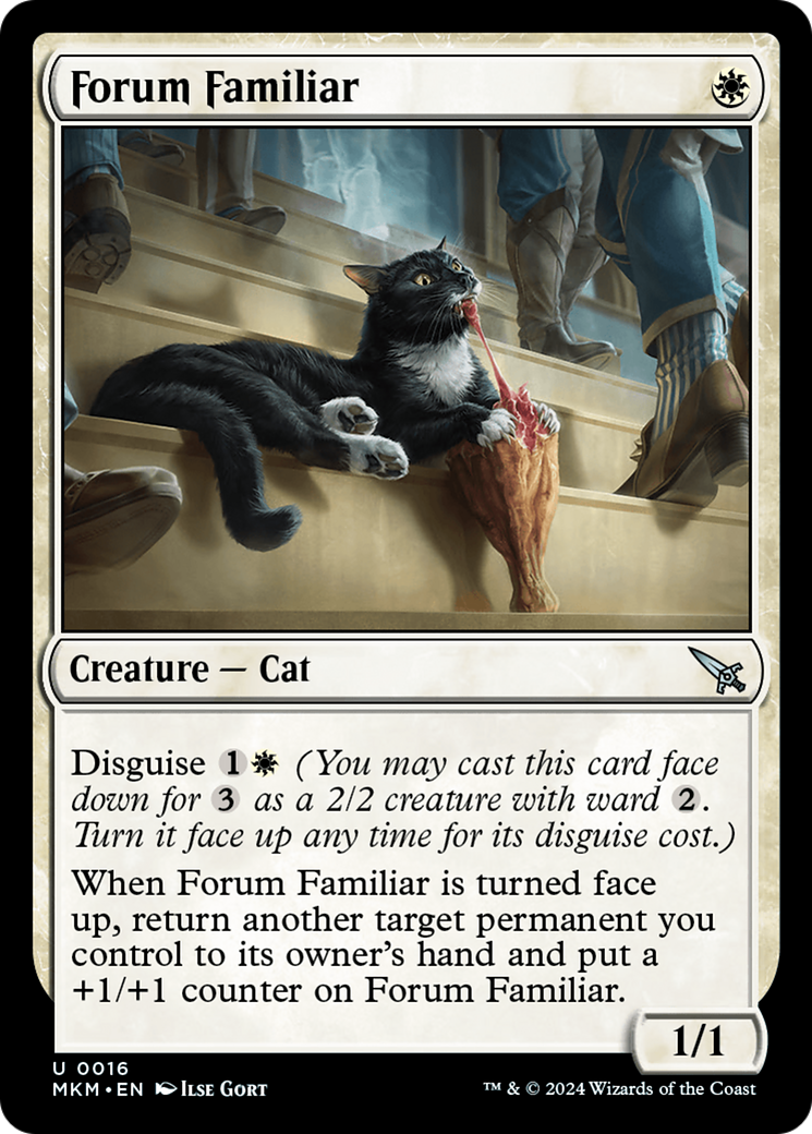 Forum Familiar (MKM-016) - Murders at Karlov Manor Foil - Premium MTG Single from Wizards of the Coast - Just $0.25! Shop now at Game Crave Tournament Store