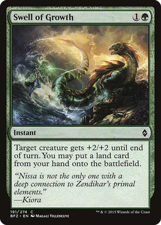 Swell of Growth (BFZ-191) - Battle for Zendikar Foil