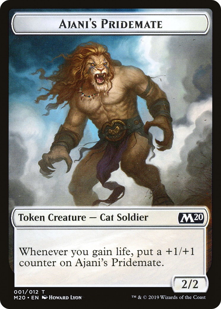 Ajani's Pridemate (TM20-001) - Core Set 2020 Tokens