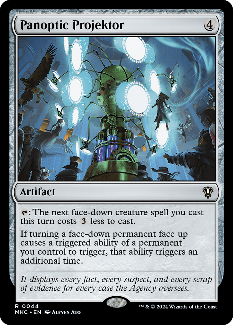 Panoptic Projektor (MKC-044) - Murders at Karlov Manor Commander - Premium MTG Single from Wizards of the Coast - Just $0.25! Shop now at Game Crave Tournament Store