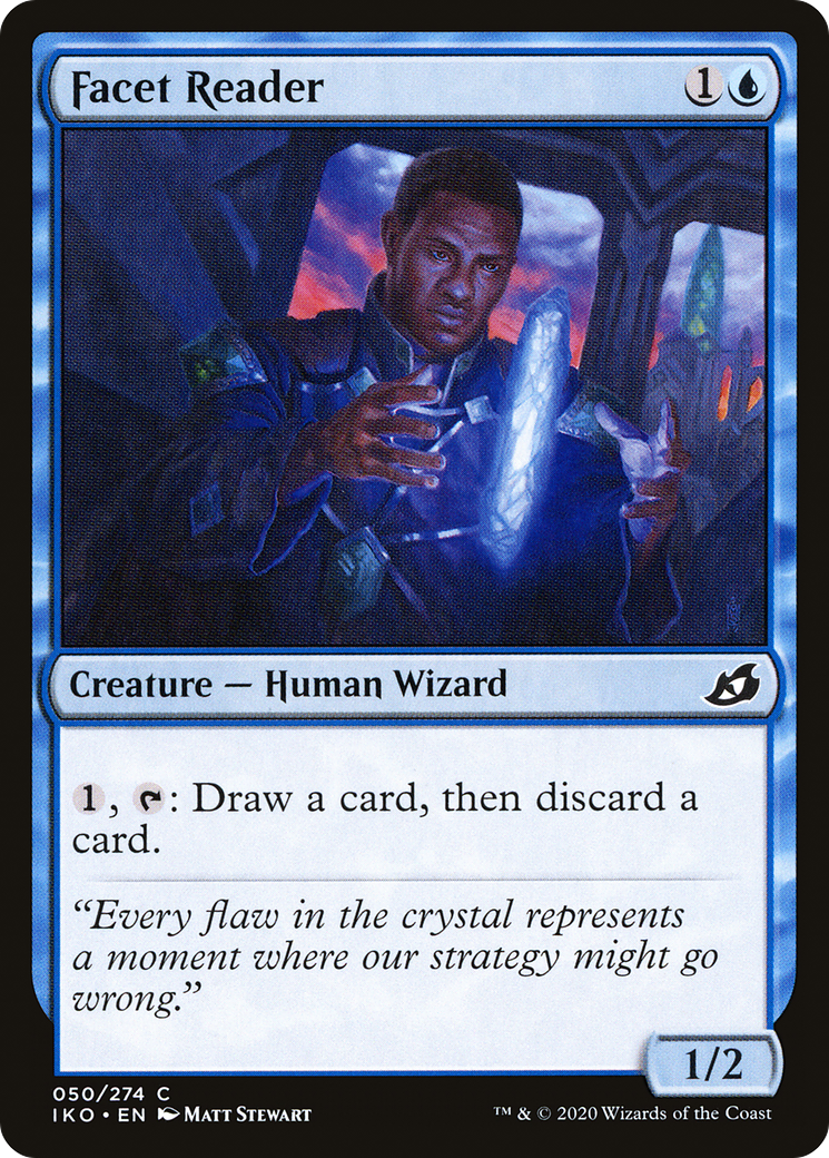 Facet Reader (IKO-050) - Ikoria: Lair of Behemoths Foil