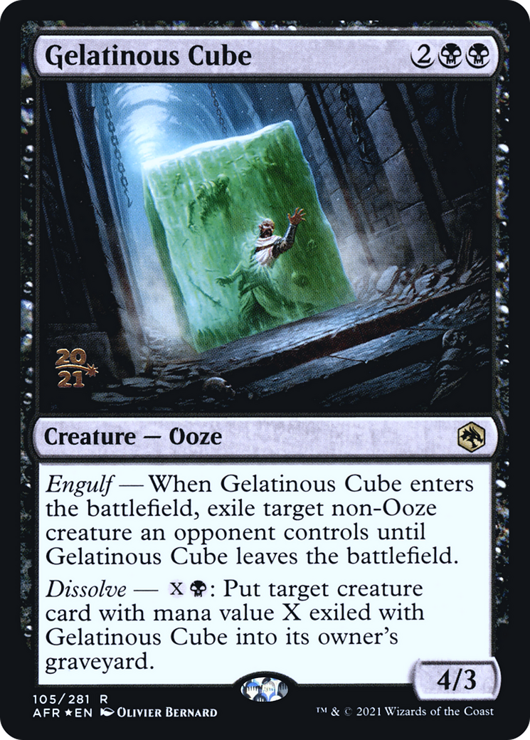 Gelatinous Cube (PAFR-105S) - Adventures in the Forgotten Realms Promos Foil