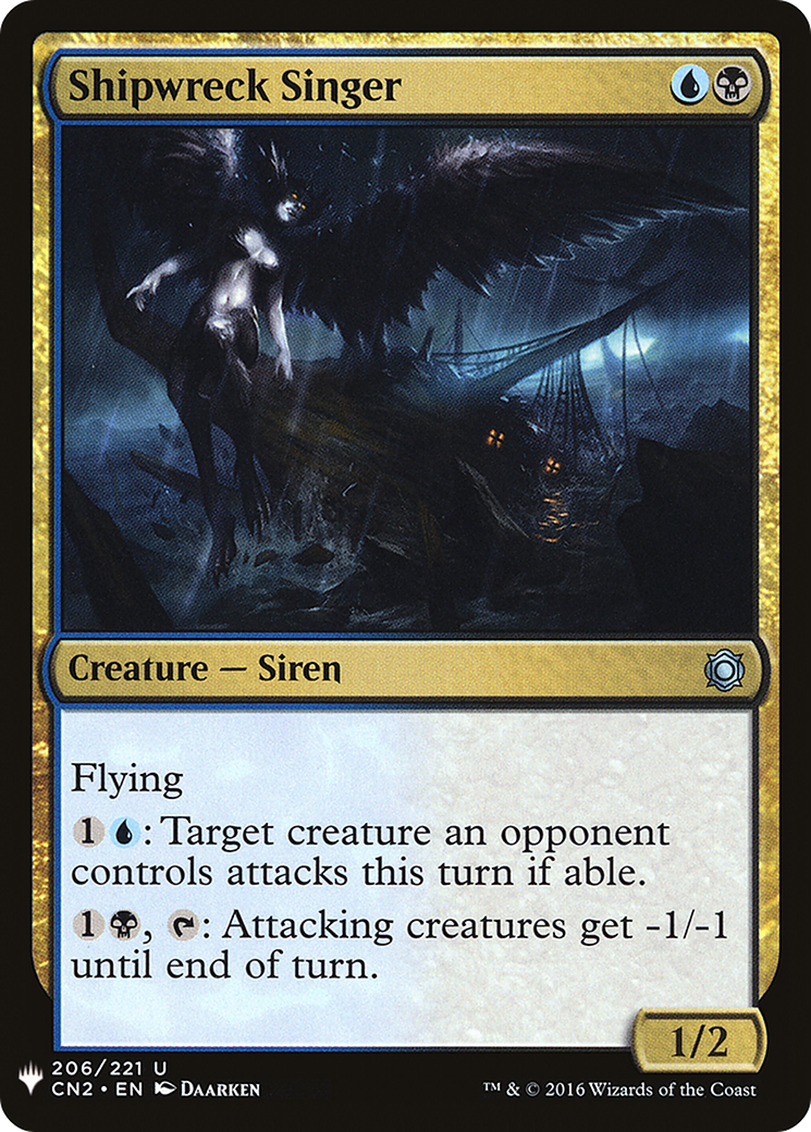 Shipwreck Singer (MB1-1485) - Mystery Booster