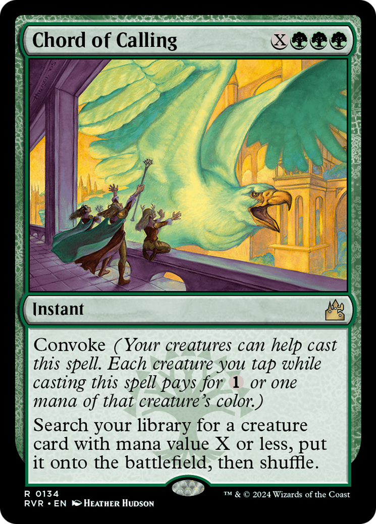 Chord of Calling (RVR-134) - Ravnica Remastered - Premium MTG Single from Wizards of the Coast - Just $3.61! Shop now at Game Crave Tournament Store