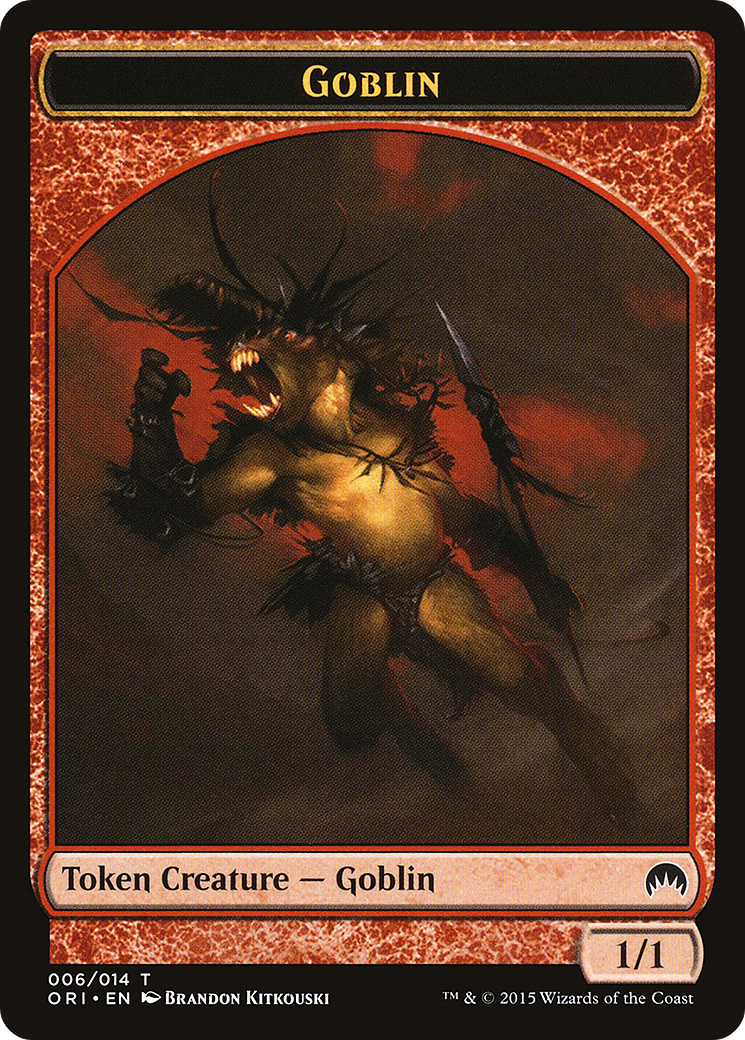 Goblin (TORI-006) - Magic Origins Tokens