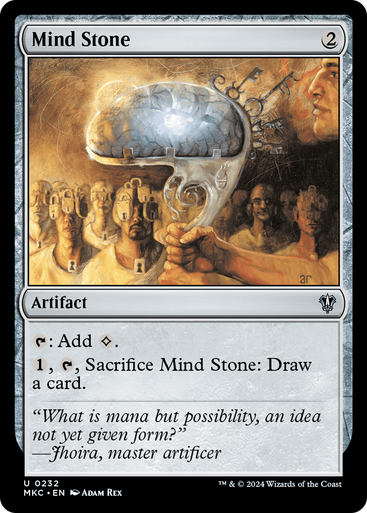 Mind Stone (MKC-232) - Murders at Karlov Manor Commander - Premium MTG Single from Wizards of the Coast - Just $0.25! Shop now at Game Crave Tournament Store
