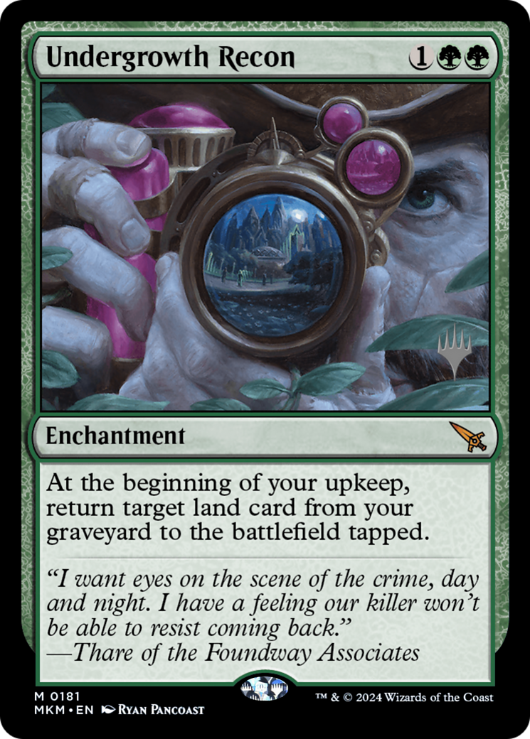 Undergrowth Recon (PMKM-181P) - Murders at Karlov Manor Promos - Premium MTG Single from Wizards of the Coast - Just $2.80! Shop now at Game Crave Tournament Store