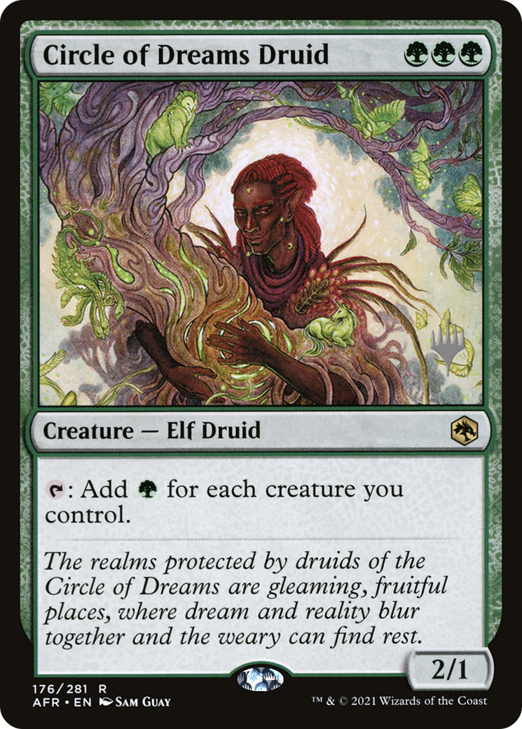 Circle of Dreams Druid (PAFR-176P) - Adventures in the Forgotten Realms Promos Foil