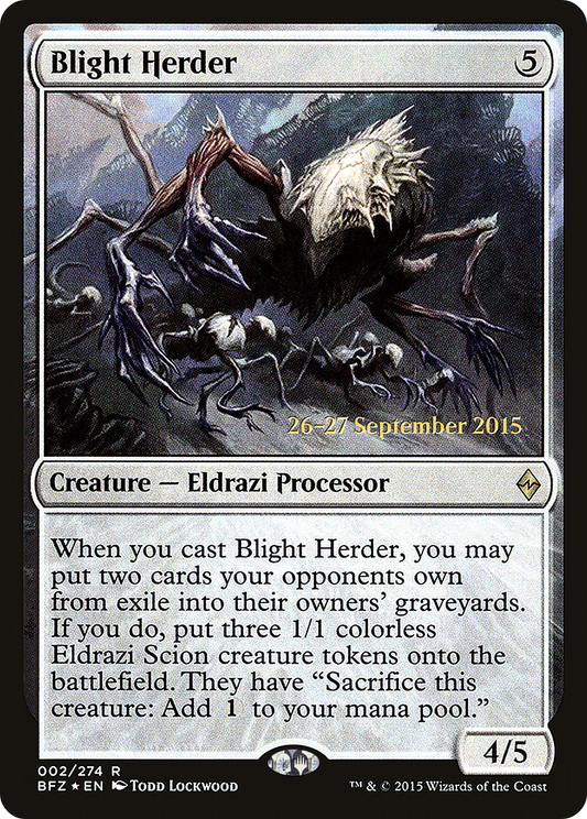 Blight Herder (PBFZ-02S) - Battle for Zendikar Promos Foil