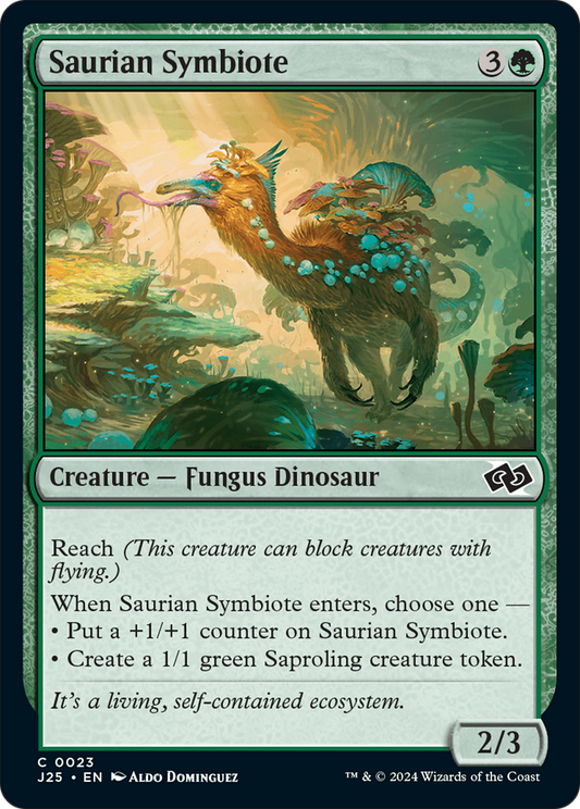 Saurian Symbiote (J25-023) - Foundations Jumpstart - Premium MTG Single from Wizards of the Coast - Just $0.25! Shop now at Game Crave Tournament Store