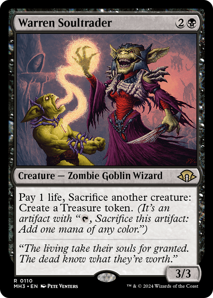 Warren Soultrader (MH3-110) - Modern Horizons 3 Foil - Premium MTG Single from Wizards of the Coast - Just $9.30! Shop now at Game Crave Tournament Store