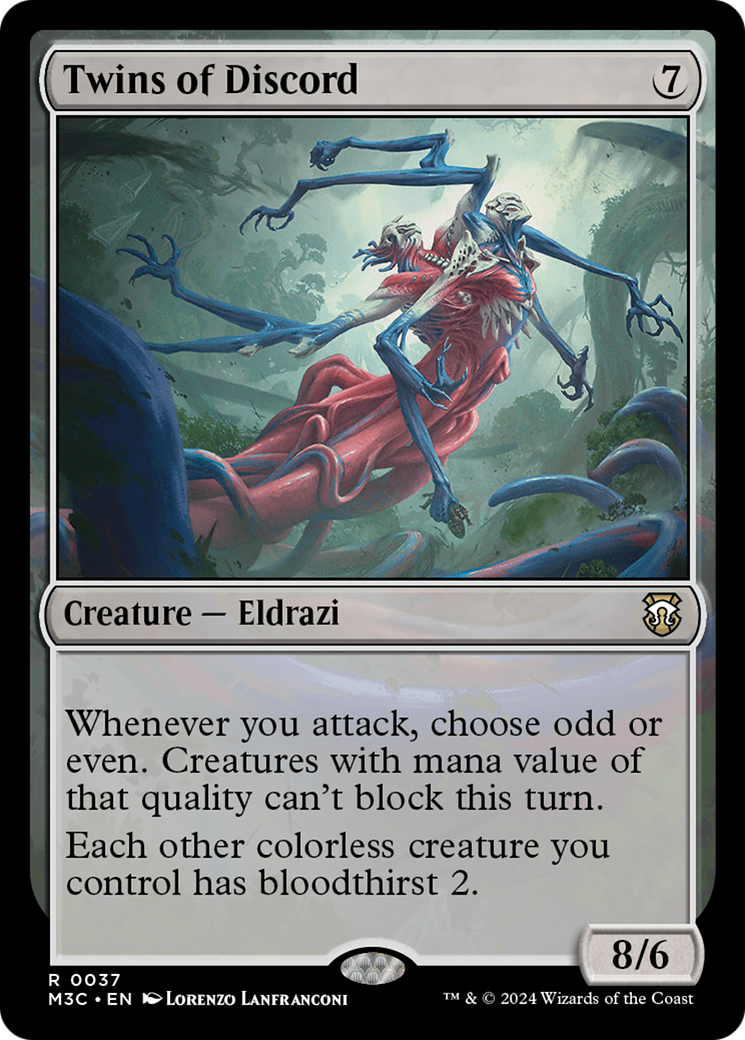 Twins of Discord (M3C-037) - Modern Horizons 3 Commander Foil - Premium MTG Single from Wizards of the Coast - Just $0.71! Shop now at Game Crave Tournament Store