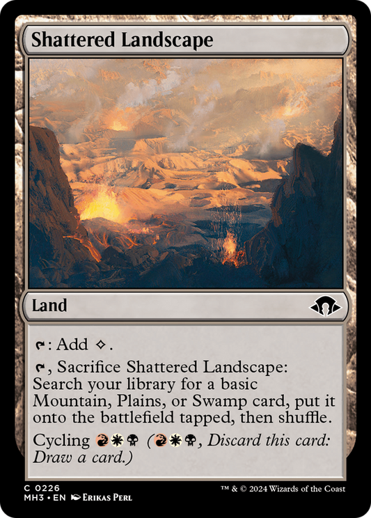 Shattered Landscape (MH3-226) - Modern Horizons 3 - Premium MTG Single from Wizards of the Coast - Just $0.25! Shop now at Game Crave Tournament Store