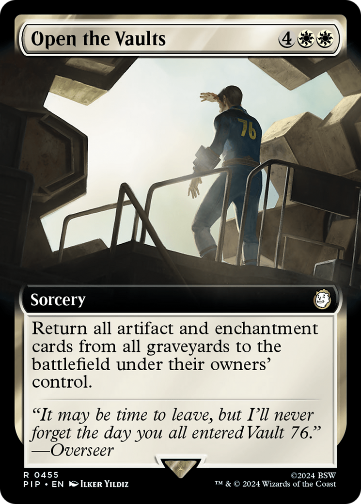 Open the Vaults (PIP-455) - Fallout: (Extended Art) - Premium MTG Single from Wizards of the Coast - Just $0.48! Shop now at Game Crave Tournament Store