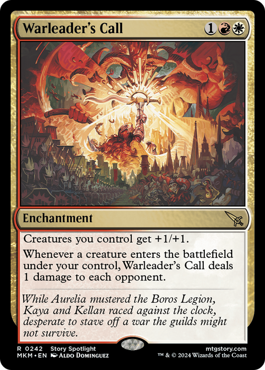 Warleader's Call (MKM-242) - Murders at Karlov Manor - Premium MTG Single from Wizards of the Coast - Just $7.25! Shop now at Game Crave Tournament Store