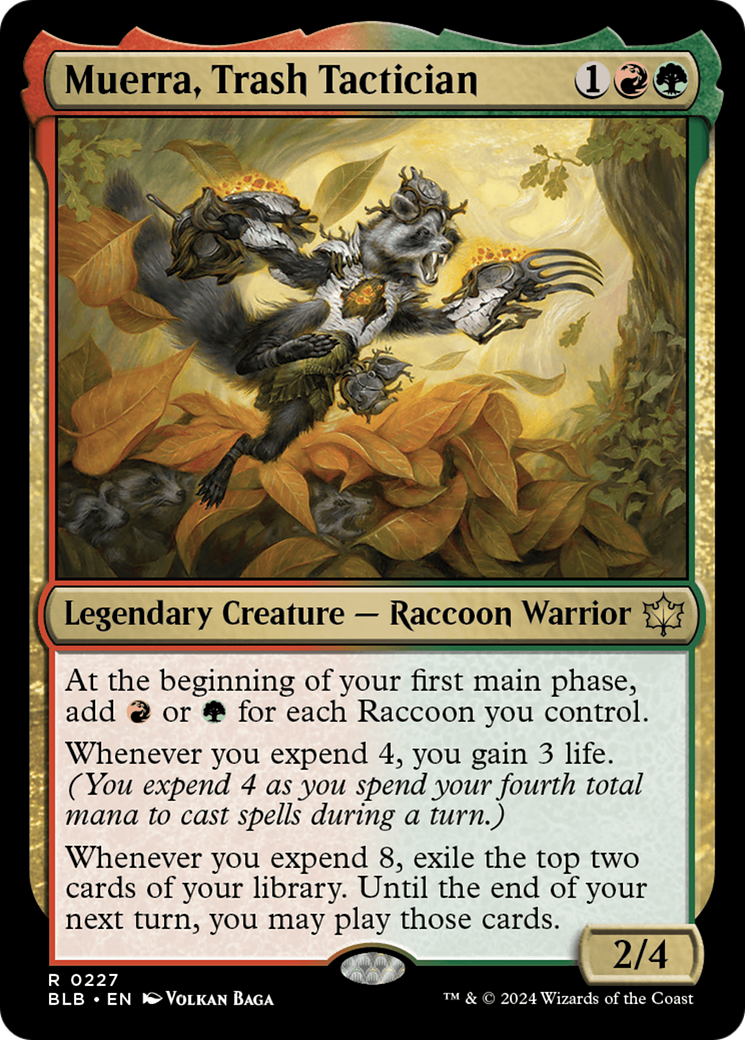 Muerra, Trash Tactician (BLB-227) - Bloomburrow - Premium MTG Single from Wizards of the Coast - Just $0.25! Shop now at Game Crave Tournament Store