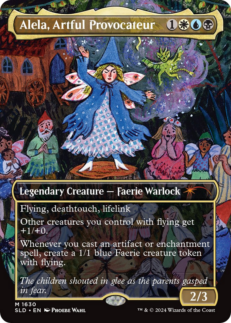 Alela, Artful Provocateur (SLD-1630) - Secret Lair Drop - Premium MTG Single from Wizards of the Coast - Just $3.70! Shop now at Game Crave Tournament Store