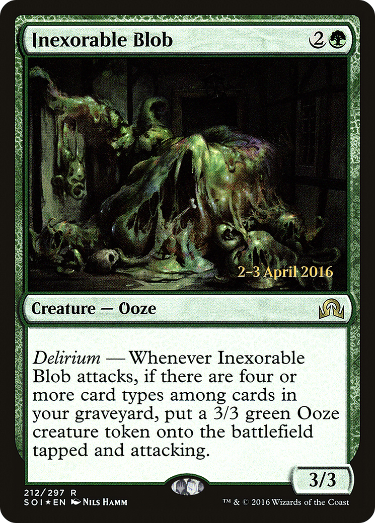 Inexorable Blob (PSOI-212S) - Shadows over Innistrad Promos Foil