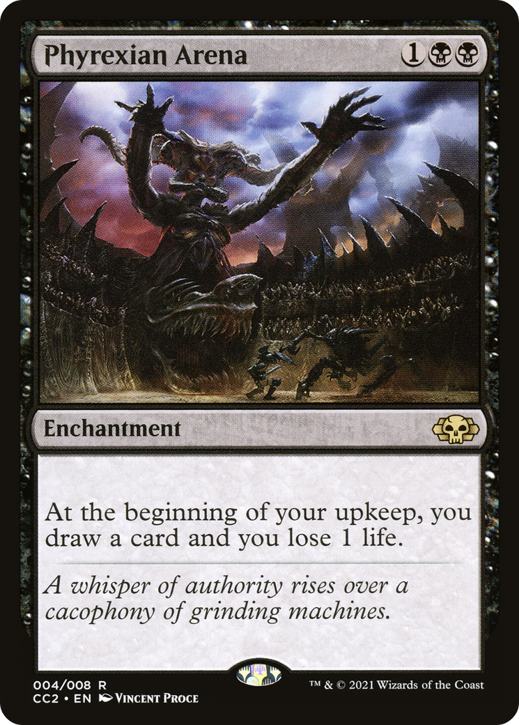 Phyrexian Arena (CC2-004) - Commander Collection: Black Foil - Premium MTG Single from Wizards of the Coast - Just $0.93! Shop now at Game Crave Tournament Store