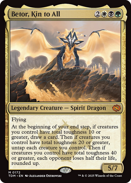 Betor, Kin to All (TDM-172) - Tarkir: Dragonstorm Foil - Premium MTG Single from Wizards of the Coast - Just $1.52! Shop now at Game Crave Tournament Store