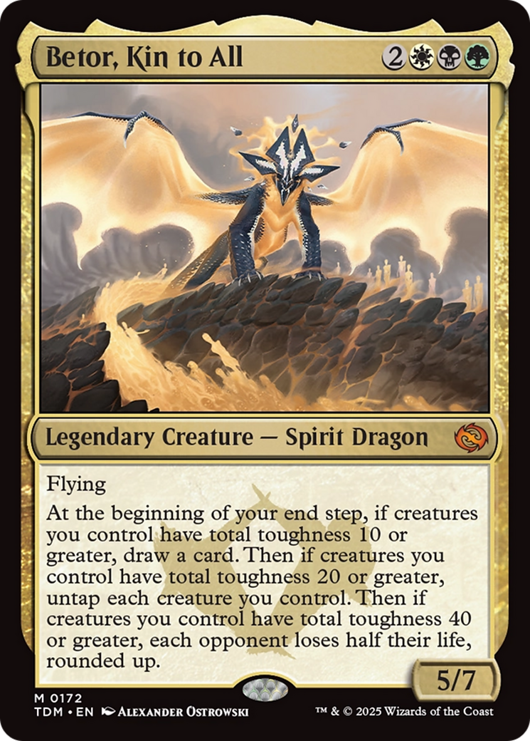 Betor, Kin to All (TDM-172) - Tarkir: Dragonstorm - Premium MTG Single from Wizards of the Coast - Just $0.96! Shop now at Game Crave Tournament Store