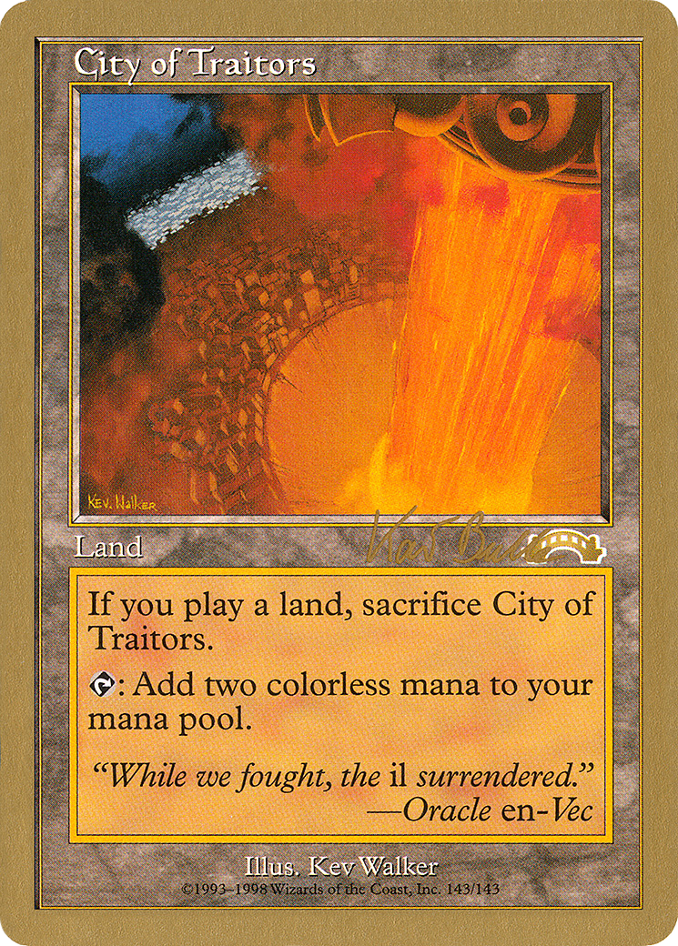 City of Traitors (WC99-KB143A) - World Championship Decks 1999