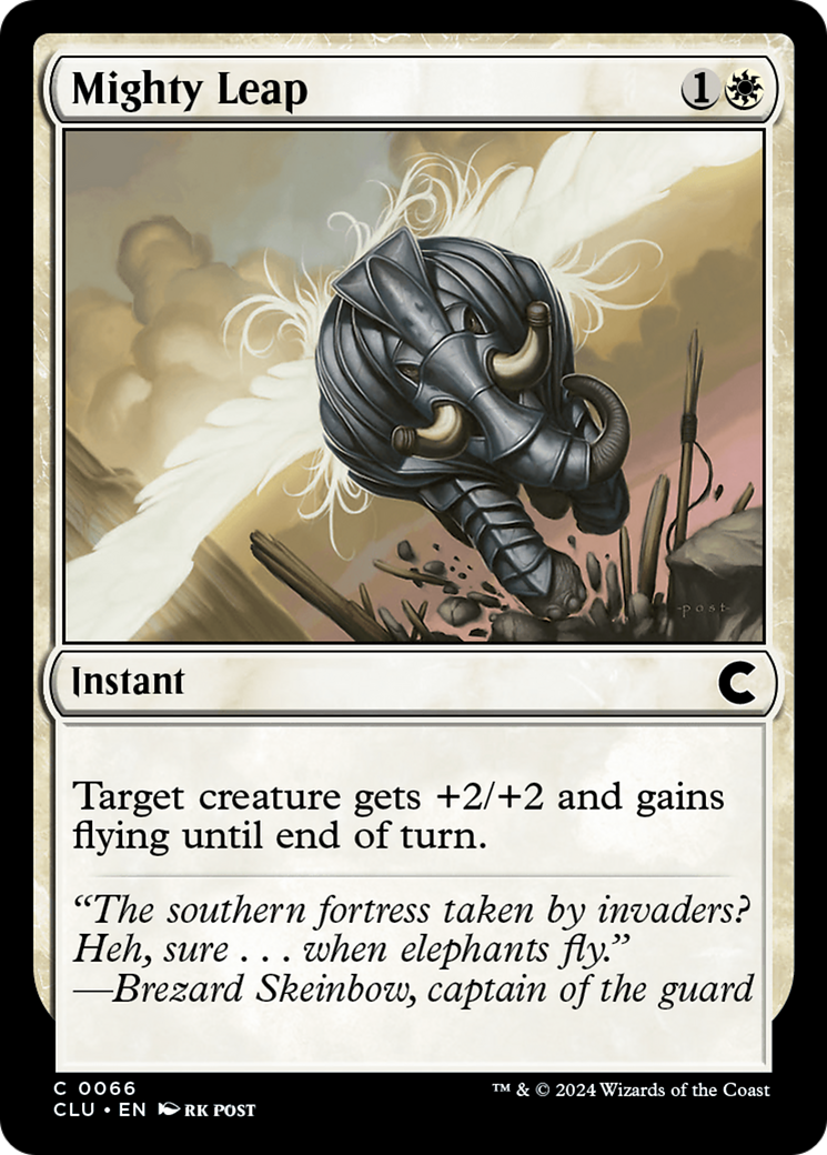 Mighty Leap (CLU-066) - Ravnica: Clue Edition - Premium MTG Single from Wizards of the Coast - Just $0.26! Shop now at Game Crave Tournament Store