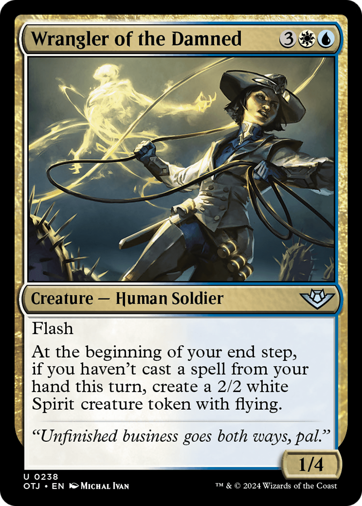 Wrangler of the Damned (OTJ-238) - Outlaws of Thunder Junction - Premium MTG Single from Wizards of the Coast - Just $0.25! Shop now at Game Crave Tournament Store