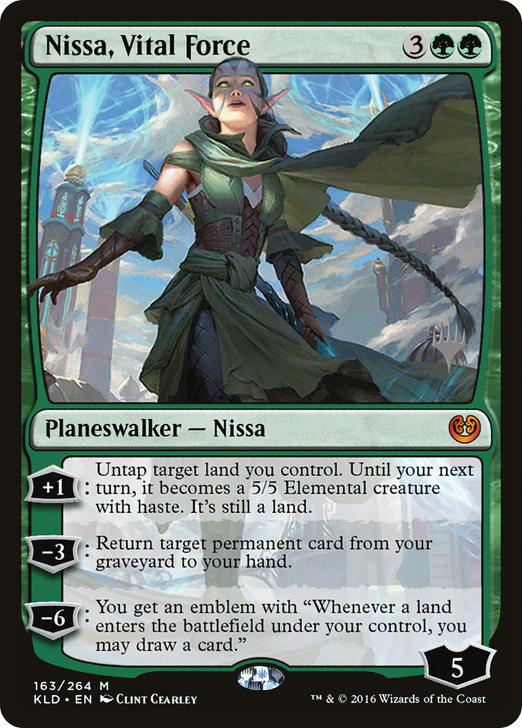 Nissa, Vital Force (PKLD-163P) - Kaladesh Promos