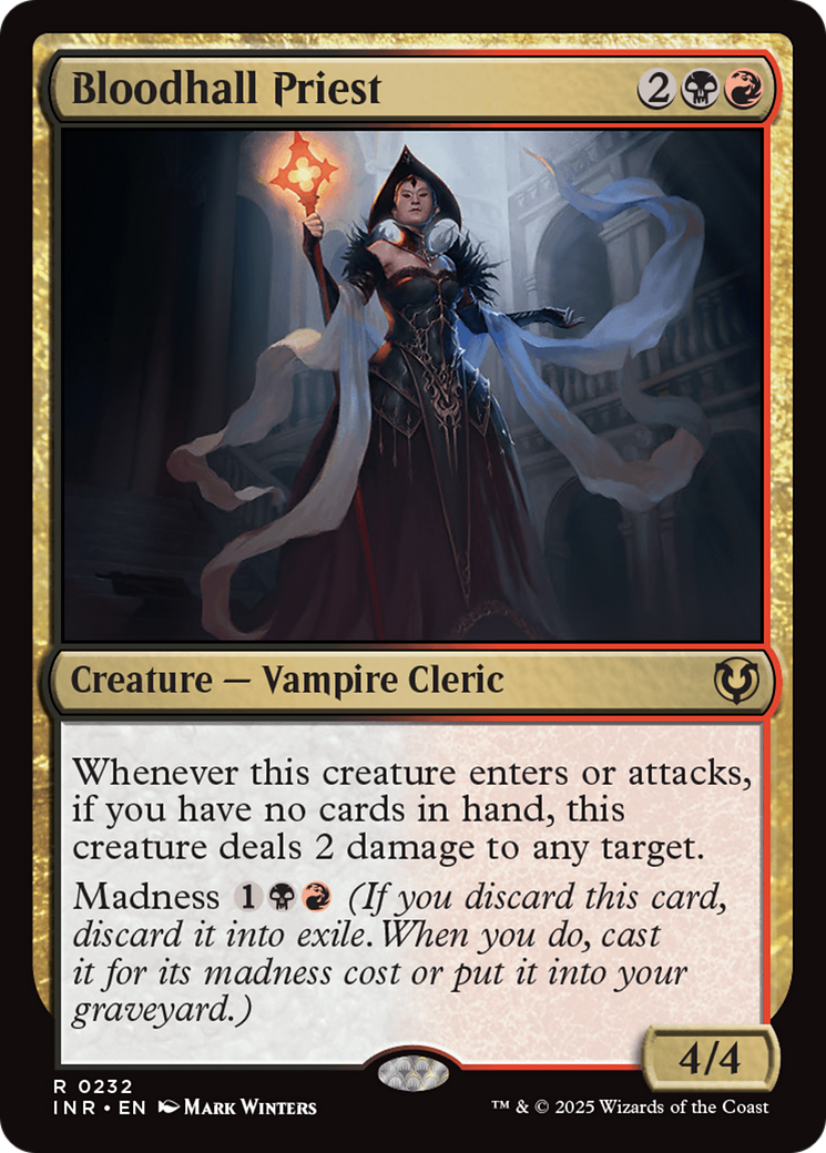 Bloodhall Priest (-232) - Innistrad Remastered Foil - Premium MTG Single from Wizards of the Coast - Just $0.25! Shop now at Game Crave Tournament Store