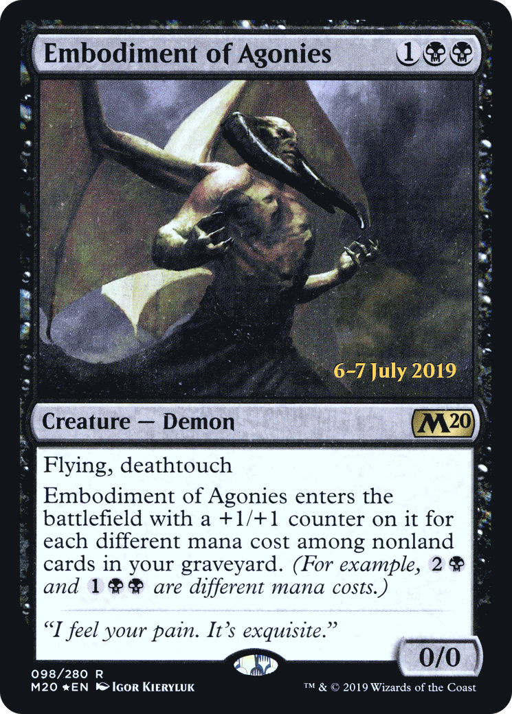 Embodiment of Agonies (PM20-98S) - Core Set 2020 Promos Foil