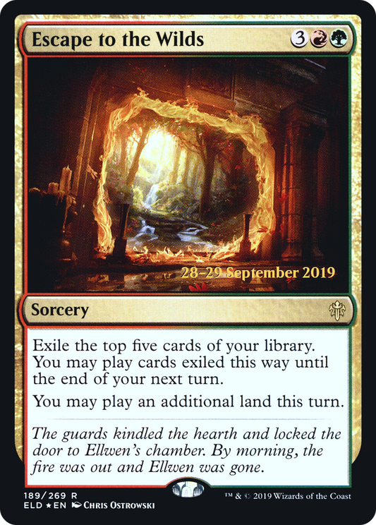 Escape to the Wilds (PELD-189S) - Throne of Eldraine Promos Foil